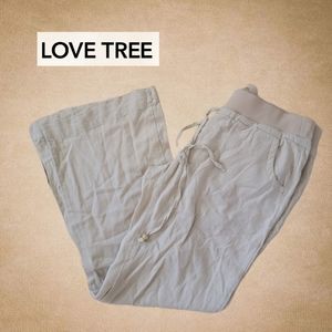 Love Tree Linen Pants